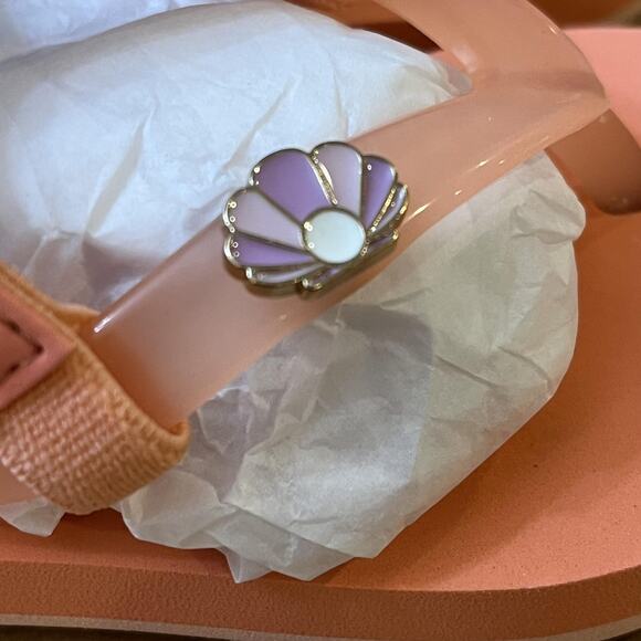 Reef Sandals Kids Toddler Size 5 Peach Parfait Little Charming Seashell CJ4229 - Picture 8 of 11